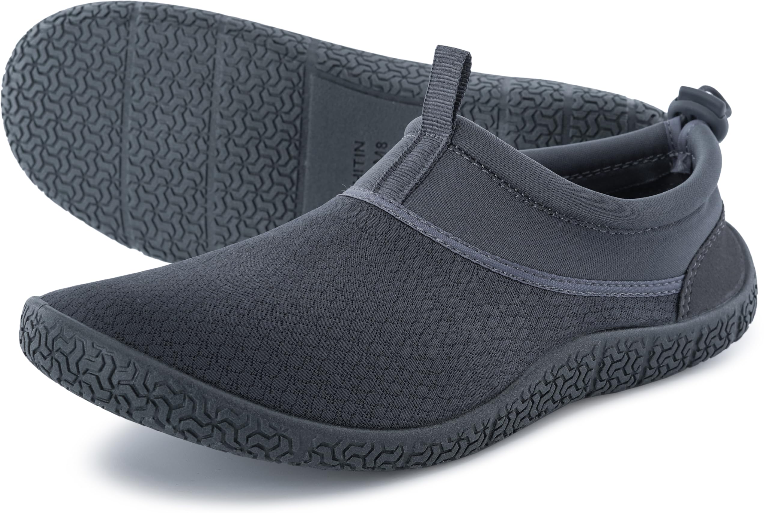 WHITIN Men's Water Shoes Aqua Barefoot Swim Beach Minimalist Socks Surf Anti Slip Outdoor Indoor Activities Boating Gym Lightweight Sneakers Dark Grey - shoes clothing | Mubboo