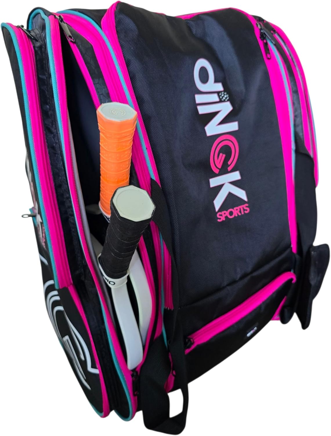 Pro Tour Pickleball Bag with Fence Hook and Shoe Compartment, Fits 6 Paddles, Backpack or Duffle Carry, Men’s & Women’s Pickleball Gift, Lightweight & Slim Design
