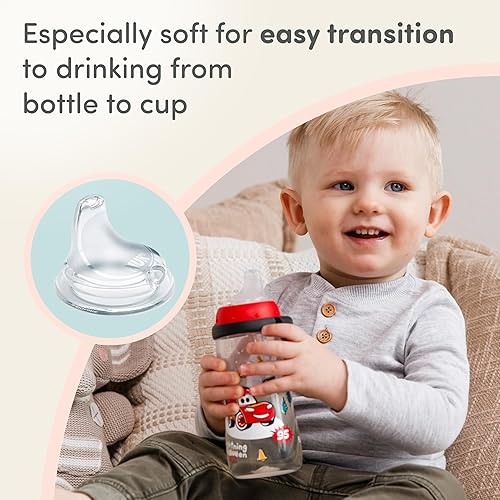 Miniatura 6 de NUK Boquilla de silicona de repuesto transparente 1 unidad paquete de 3