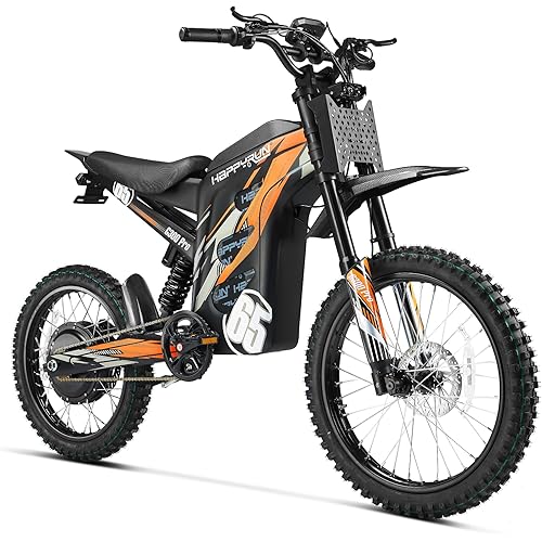 G300 Pro Electric Dirt Bike for Adults, 72V 30Ah Battery, 6500W Motor, 50 MPH Speed, 70 Mile Range, 350 Lbs Load Capacity, Hydraulic Brakes