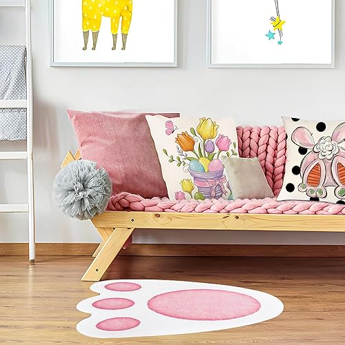 Miniatura 4 de Alfombra de baño de Pascua, bonita alfombra de baño antideslizante y lavable para baño, dormitorio, sala de estar, decoración de Pascua, decoración