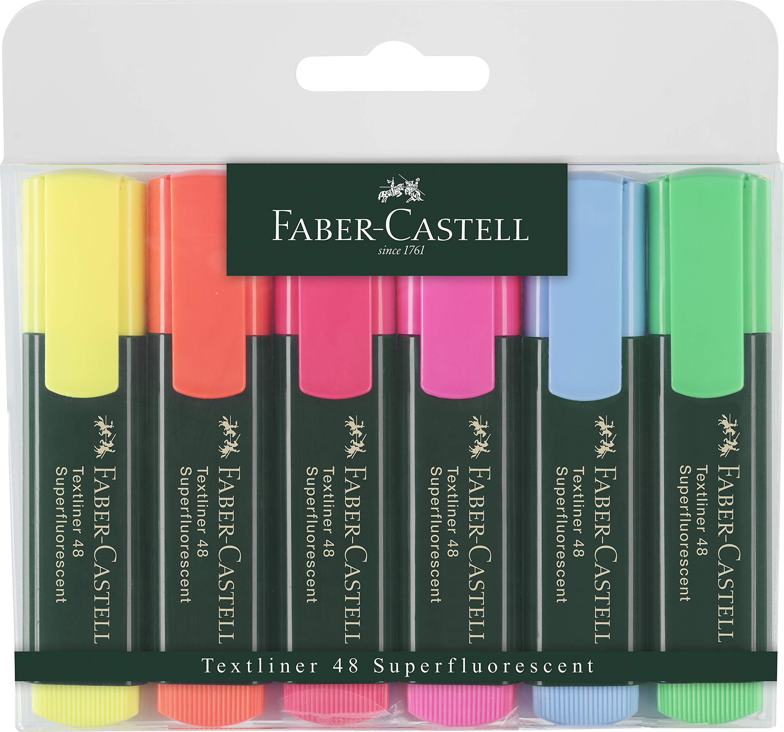 Faber-Castell 48 Textliner (Wallet of 6)