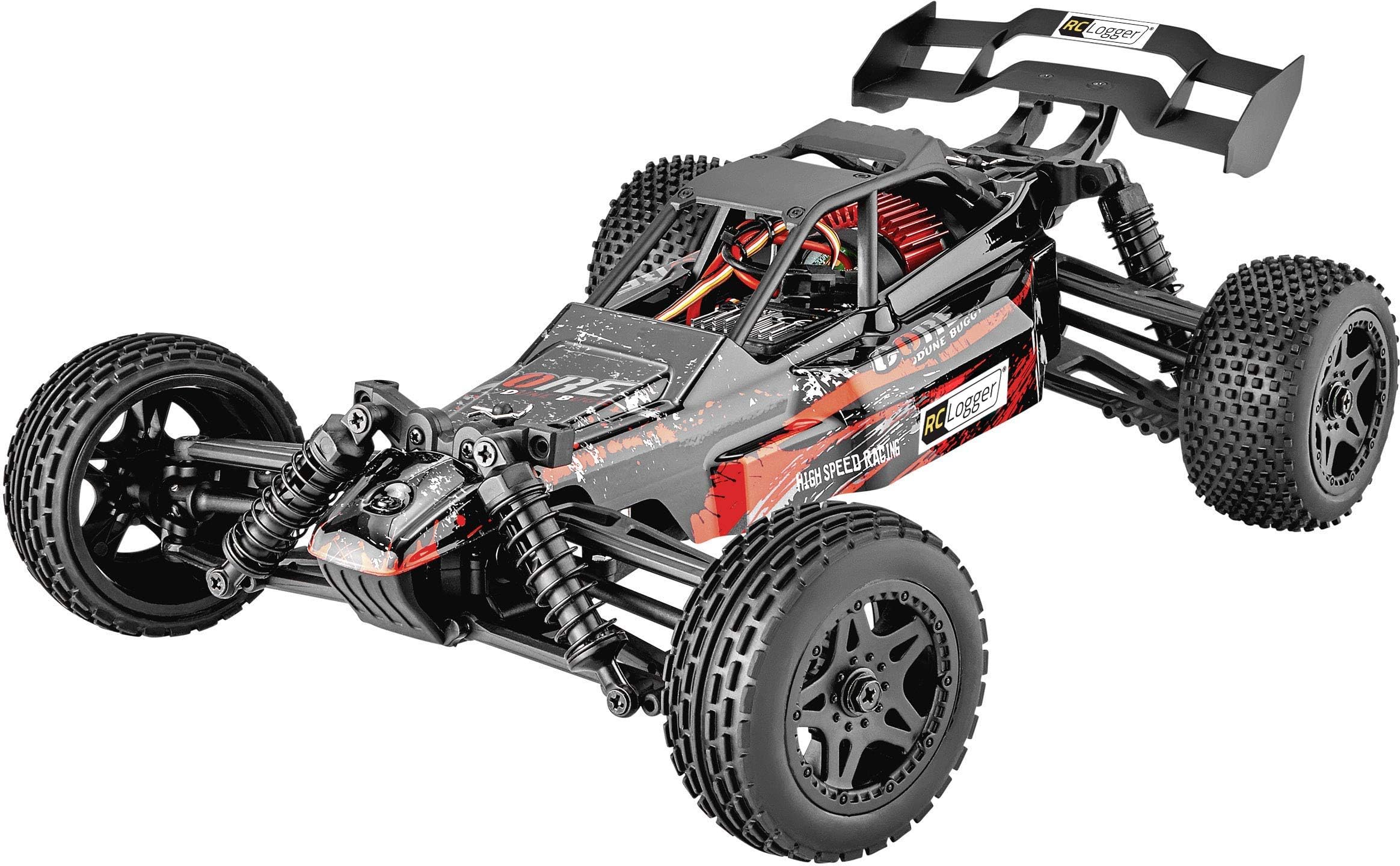 Core Brushed 1:10 XS RC Buggy, Model No.: 70003RC, Electric Power, 4WD, RTR, 2.4 GHz, Model Car, with USB Charger