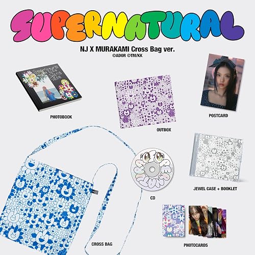 NewJeans 'Supernatural' NJ X MURAKAMI Cross Bag ver. Single