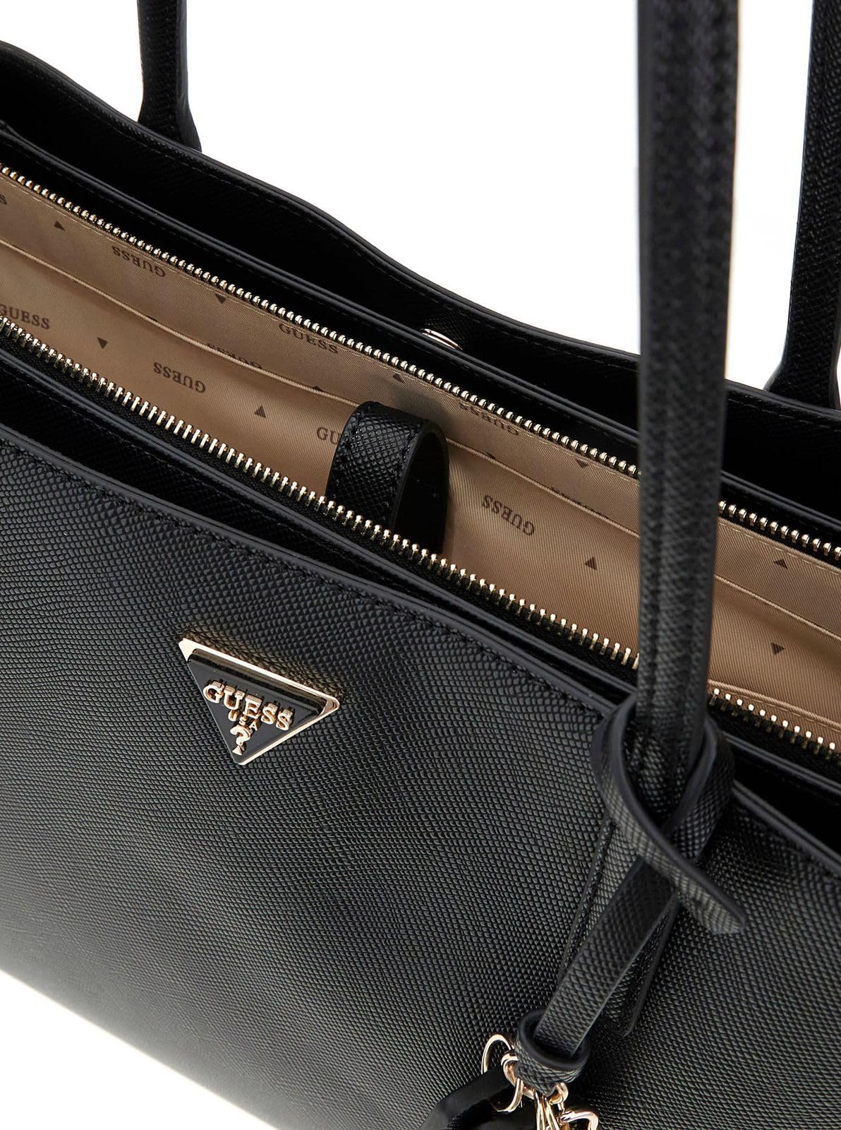 GUESS borsa a tracolla borsa da ufficio con scomparto per laptop Noelle II Tech Tote Black nero