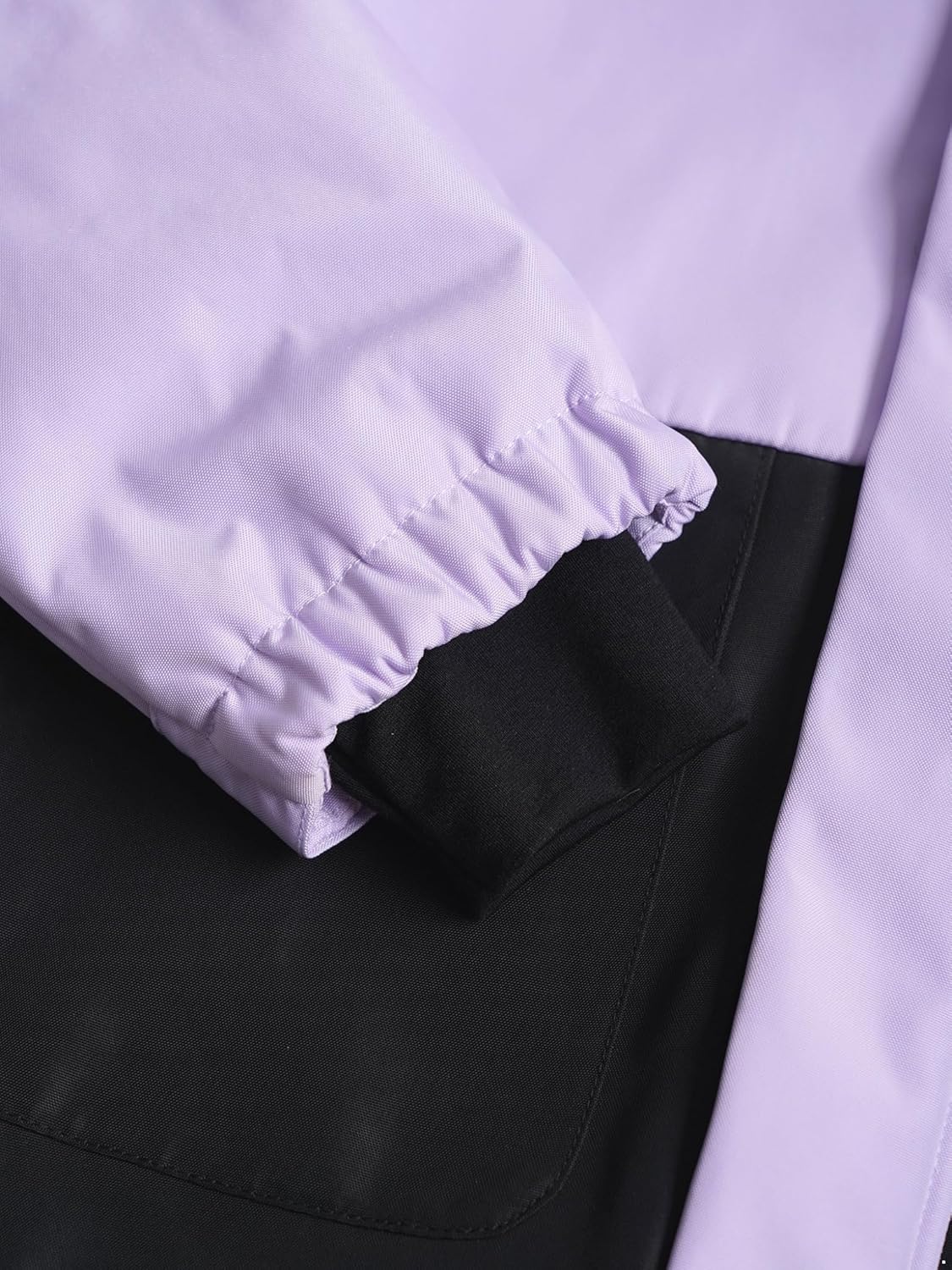 TTAO Kids Girls Waterproof Snow Jacket Color Block Windproof Ski Coat Winter Snowboard Jacket with Hood