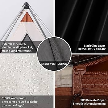 Amazon.co.jp: WOLF WALKER 4-5 人キャンプテントティピーインド