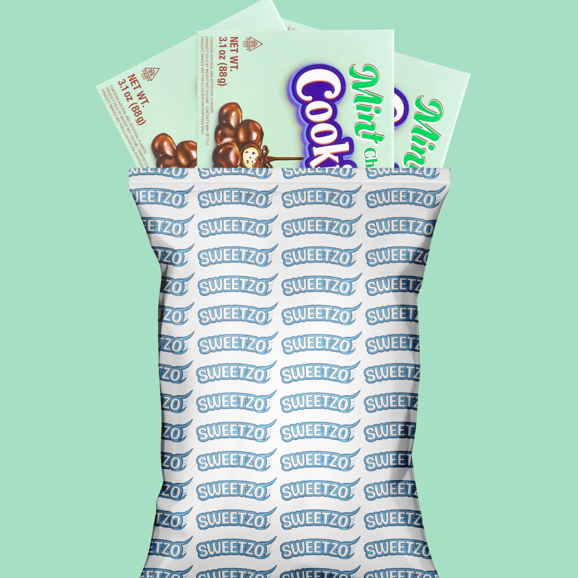 Amazon.com : Mint Chocolate Chip Bite Sized Edible Cookie Dough