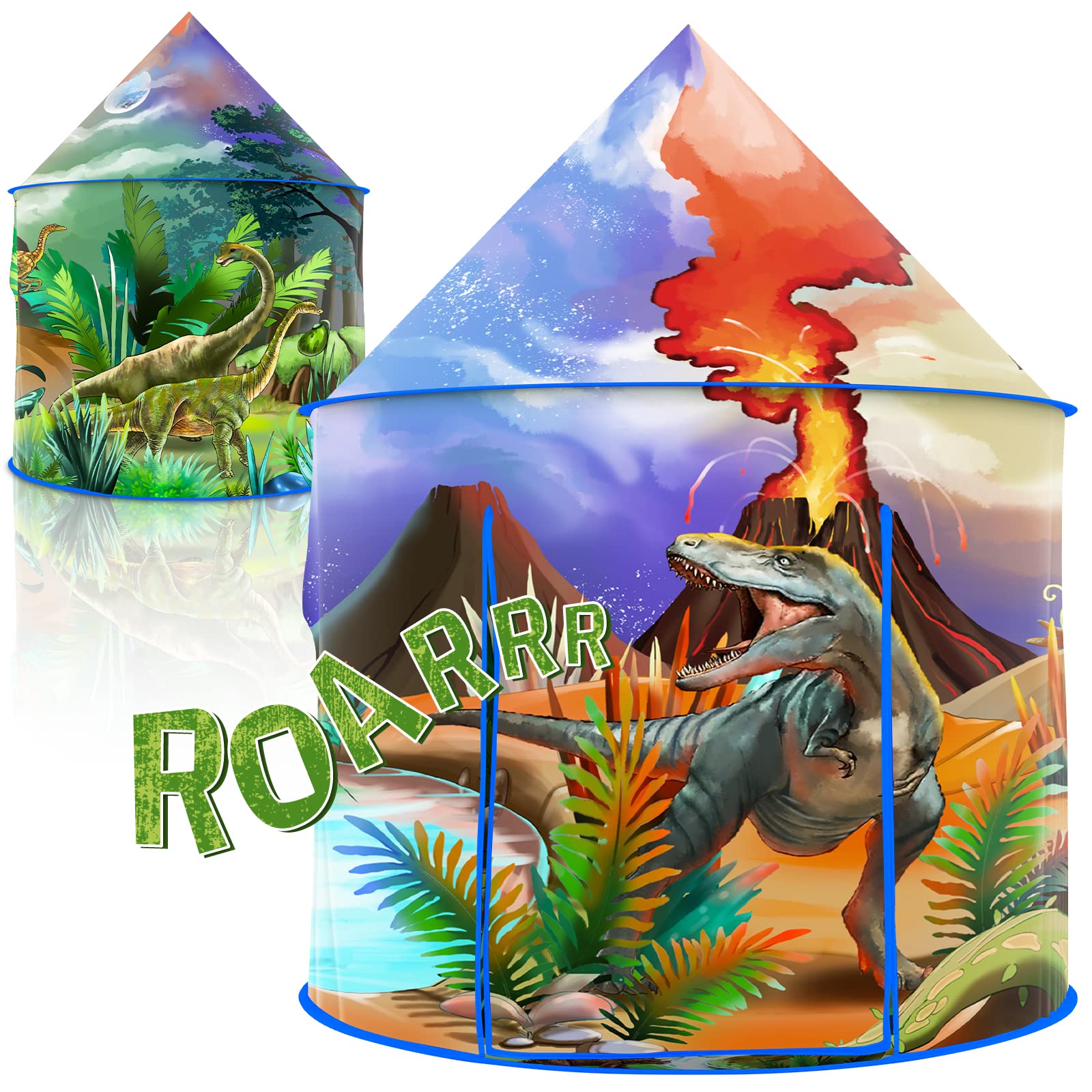 Dinosaur Discovery Kids Play Tent an Extraordinary Adventure Dinosaur Tent, Pop Up Tent for Kids, Dinosaur Toys for Kids Gift for Girls & Boys, Outdoor and Indoor Tents for Kids