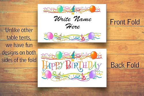 Miniatura 10 de Stonehouse Collection Tarjetas de lugar con nombre del oeste, 25 tarjetas de presentación de cactus para invitados, tiendas de campaña de mesa para