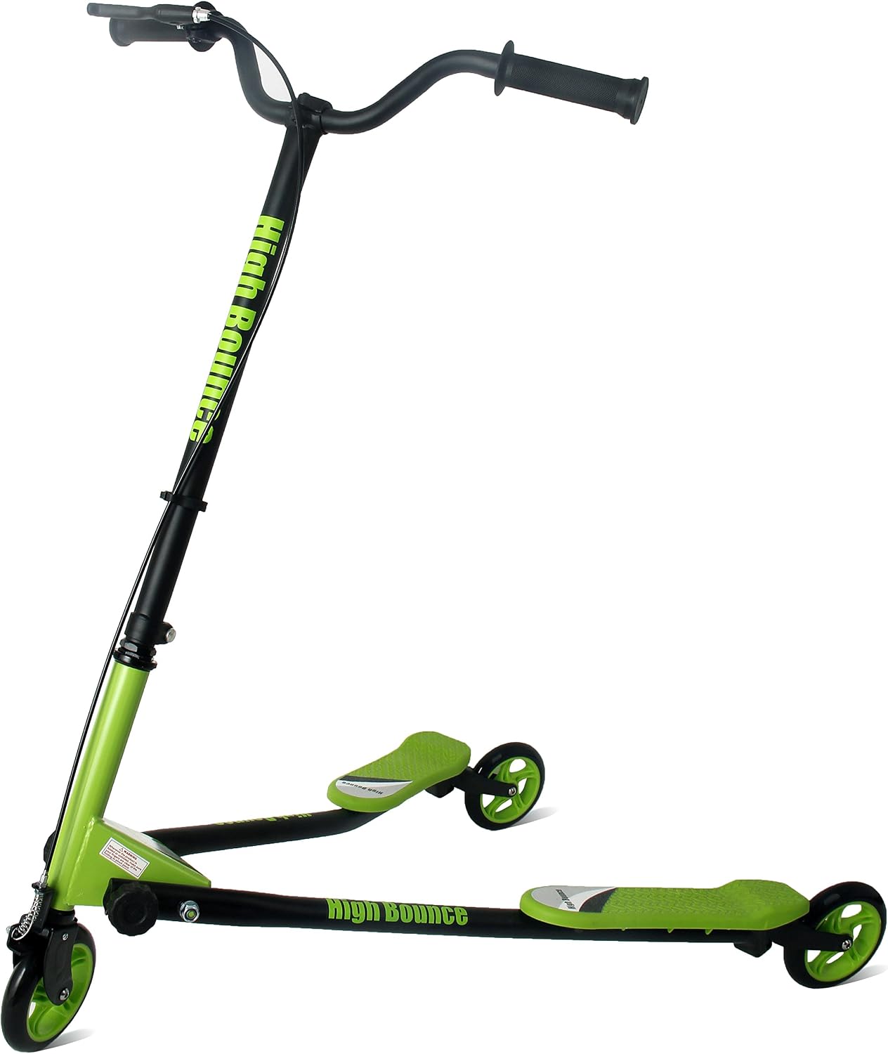 High Bounce Y Slicker 3 Wheel Drift Scooter - Great Outdoor Scooters for Kids, Foldable