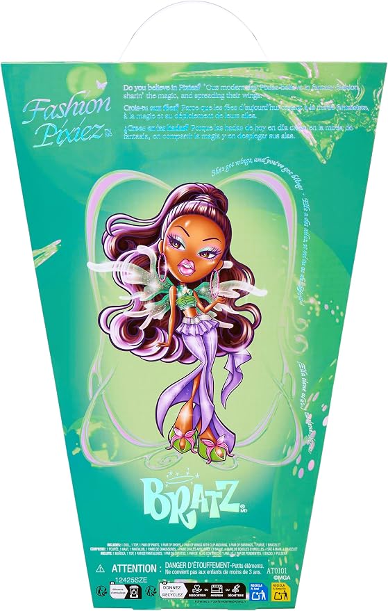 Muñeca Bratz Fashion Pixiez Sasha con accesorios miniatura 8