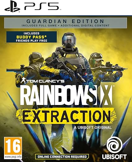 Ubisoft Ps5 Rainbow Six: Extraction - Guardian Edition