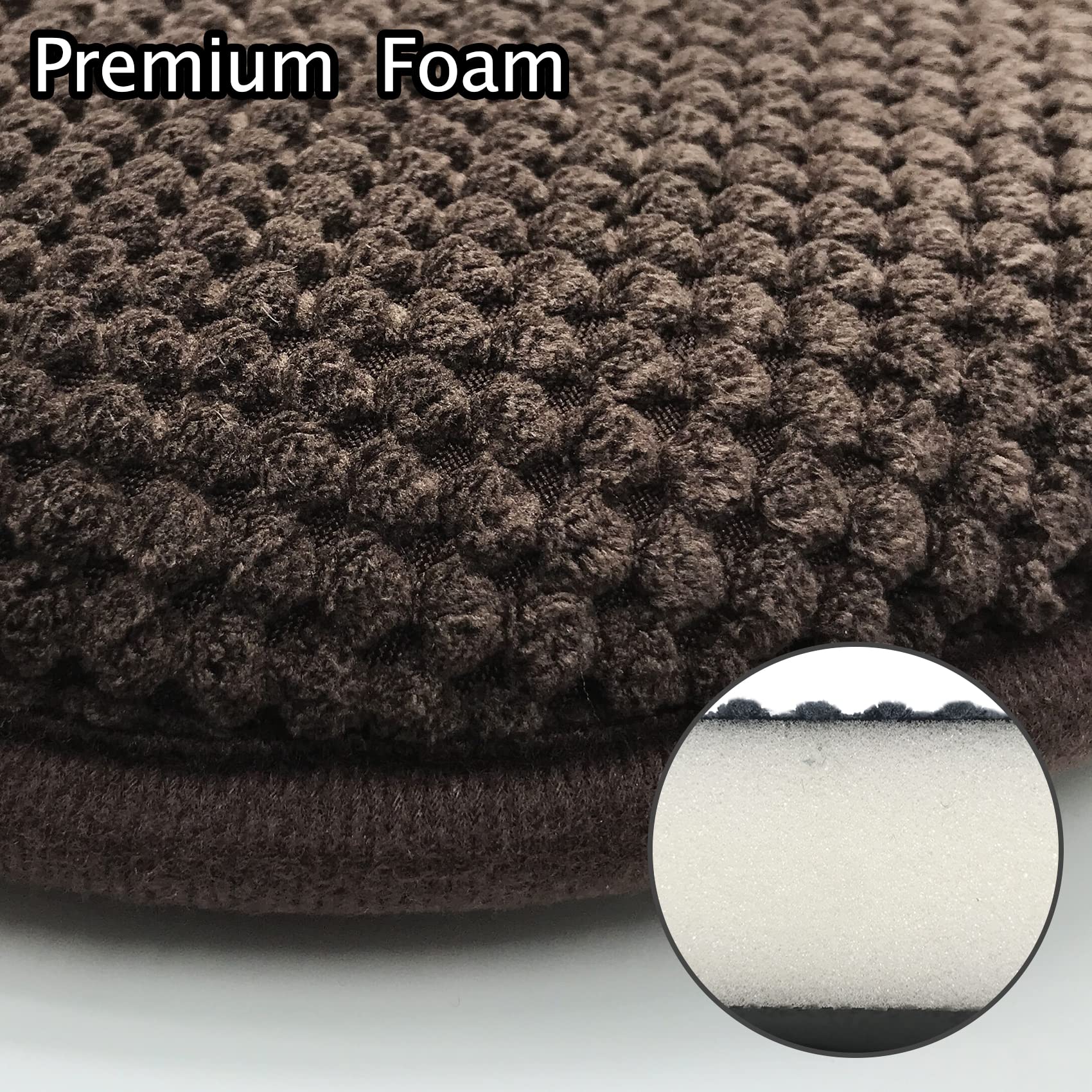 PAGGED Brown Kitchen Chairs Cushions Set Of Non