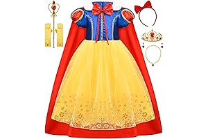 Snow White Costume for Girls - Perfect for Halloween or Birthday Parties