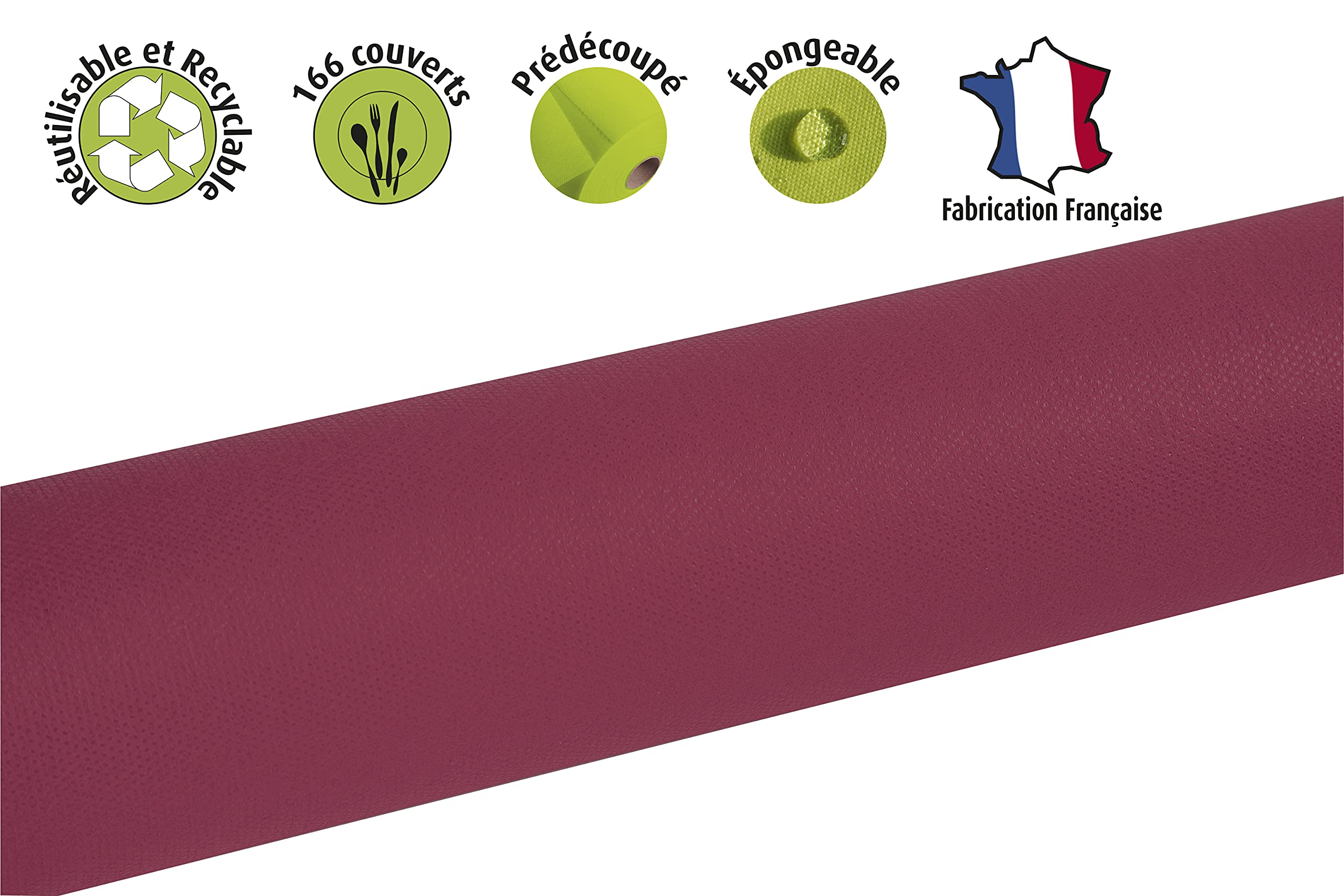 ProNappe - Tovaglia a rotolo monouso in tessuto non tessuto Spunbond 1,20x6m - Colore ècru - 5