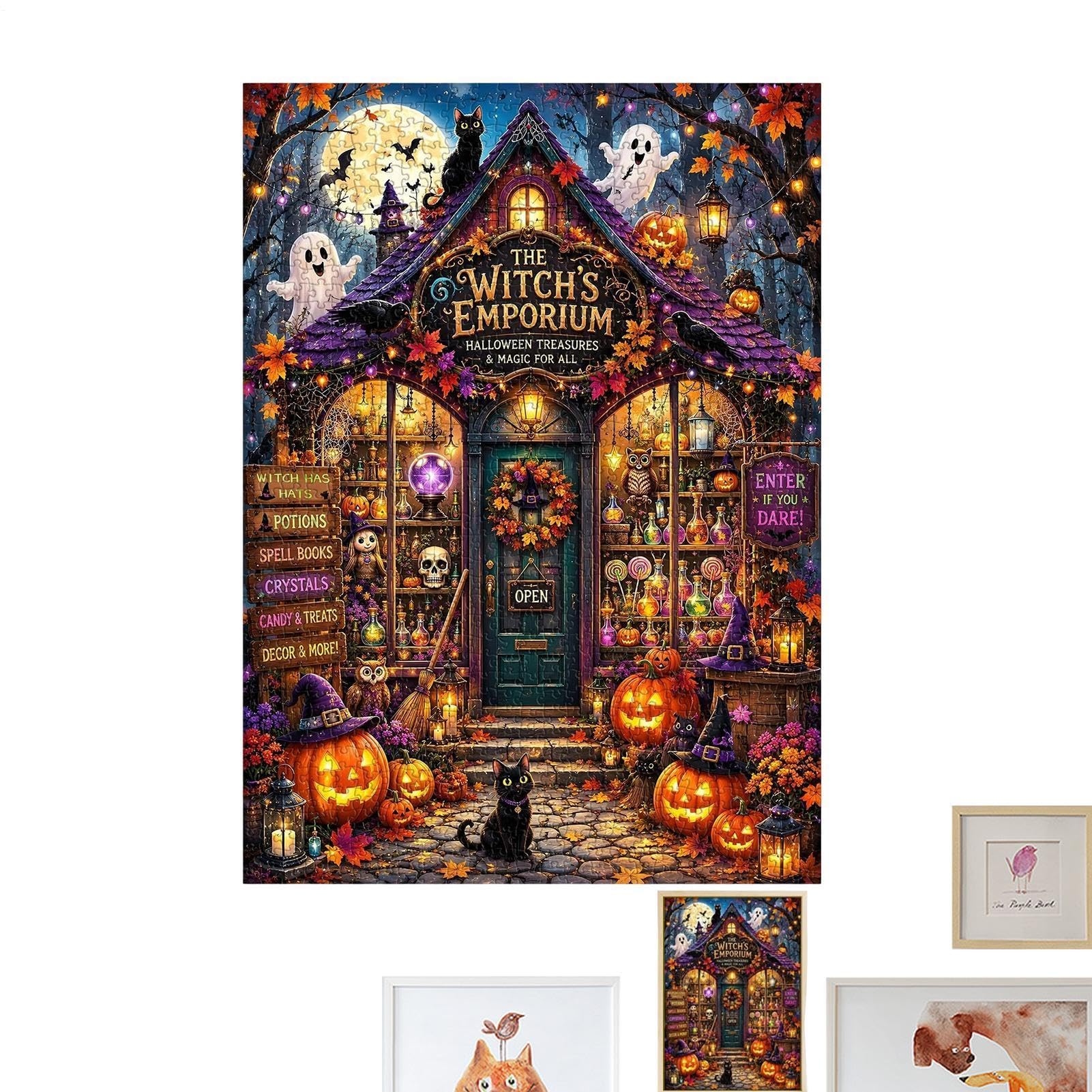 Puzzle de Halloween 1000 piezas ideal para decorar tu tienda este otoño 8