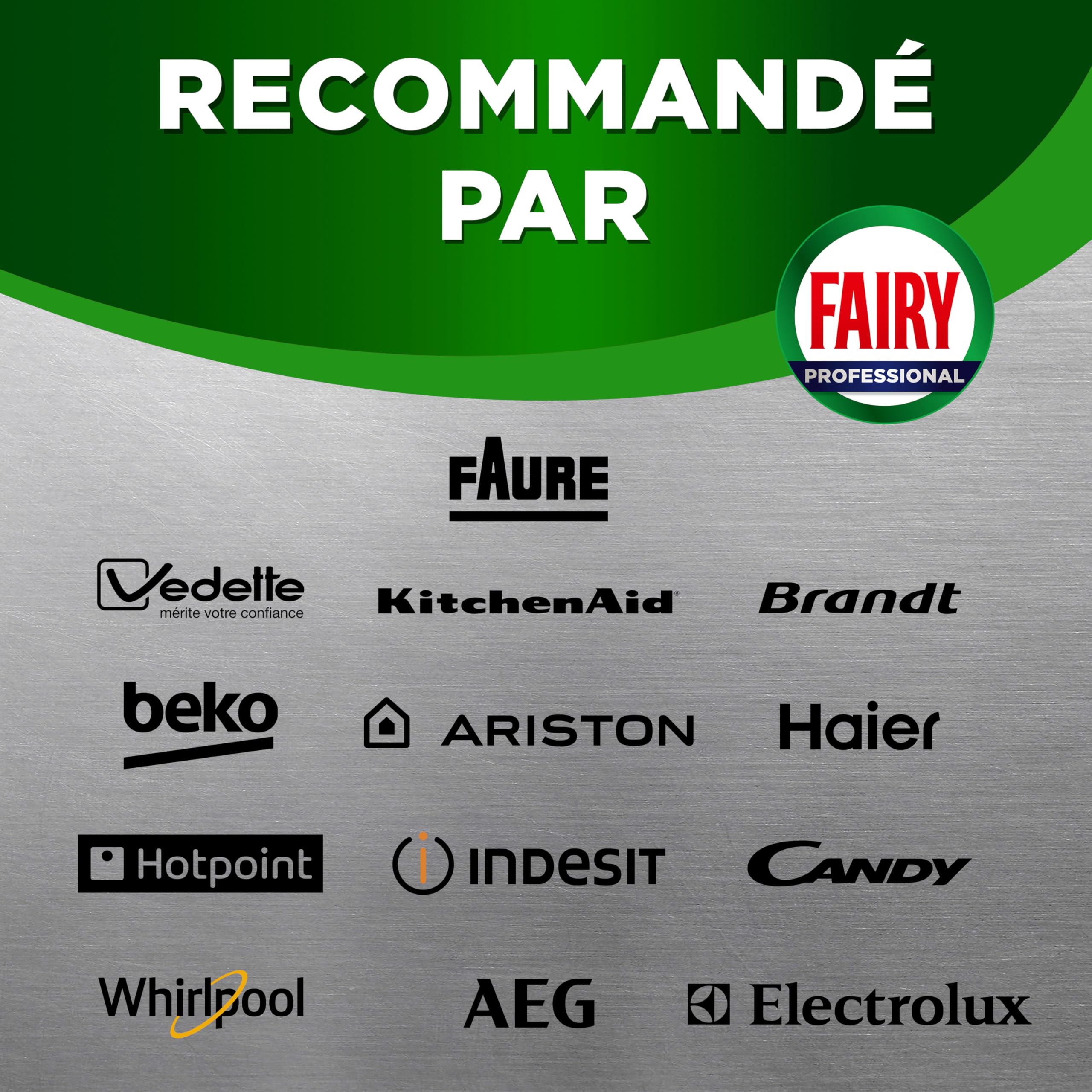 Fairy Professional Tablettes Lave-vaisselle All In One, 280 Capsules (2 x 140), Classique, Efficaces Même Sur La Graisse Incrustée, Protège le Verre Et L'Argent Pour Une Brillance Éclatante