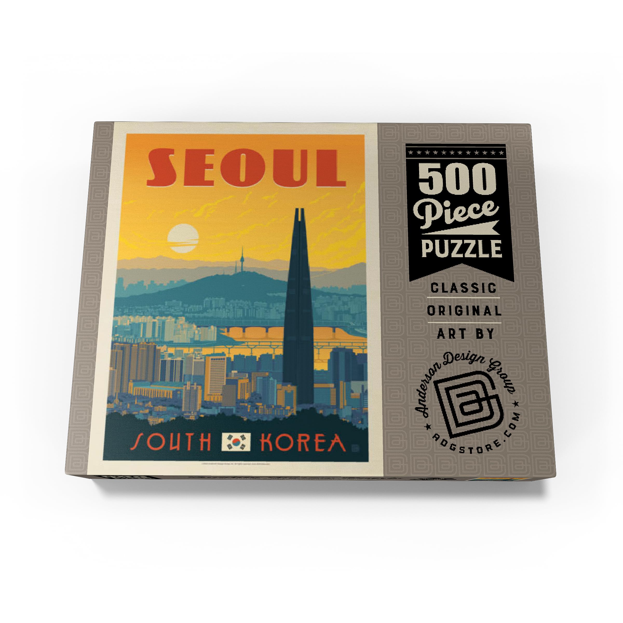 World Travel, Collage, Poster Vintage - Premium 1000 Pièces Puzzle