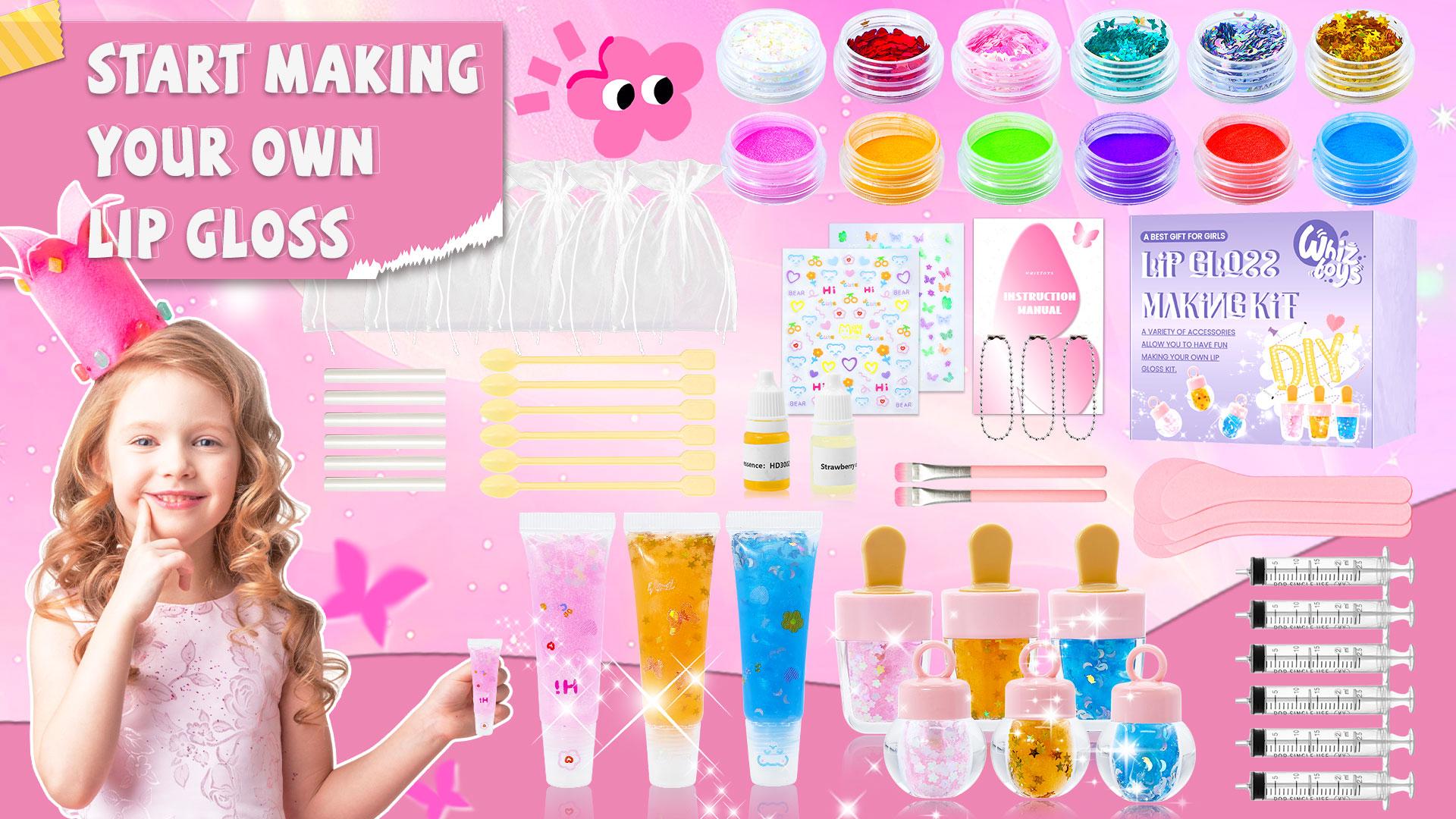 Amazon.com: WhizToys Lip Gloss Making Kit, DIY Lips Gloss Set