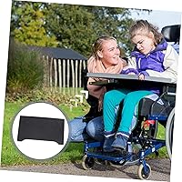 Vista 4 de GLEAVI Mesa de comedor para silla de ruedas, mesa portátil, bandeja de plástico plegable, bandeja para silla de ruedas, bandeja para silla