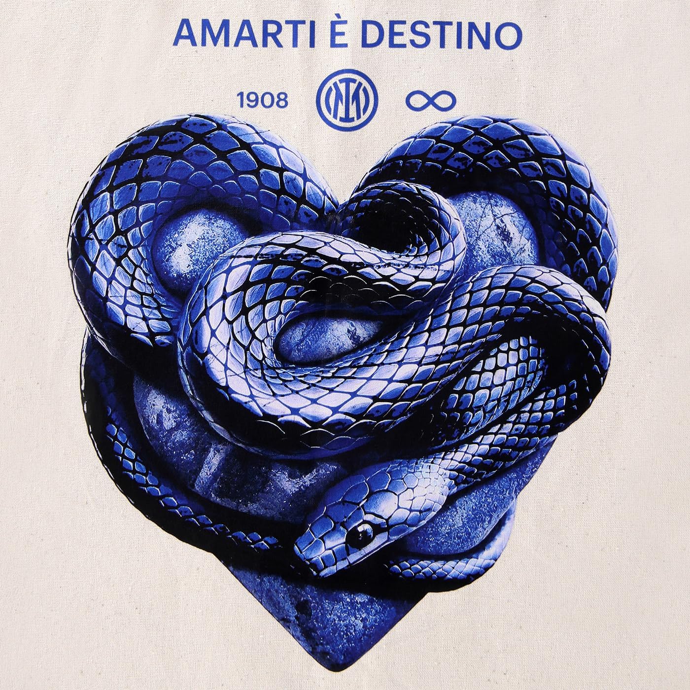 FC Internazionale Milano S.p.A. Plain - Adult Tote Bag, White