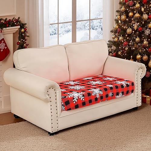 Miniatura 397 de Smiry Fundas de cojín de sofá con estampado, fundas de sofá elásticas y suaves para sofá, funda de sofá antideslizante lavable protector de muebles