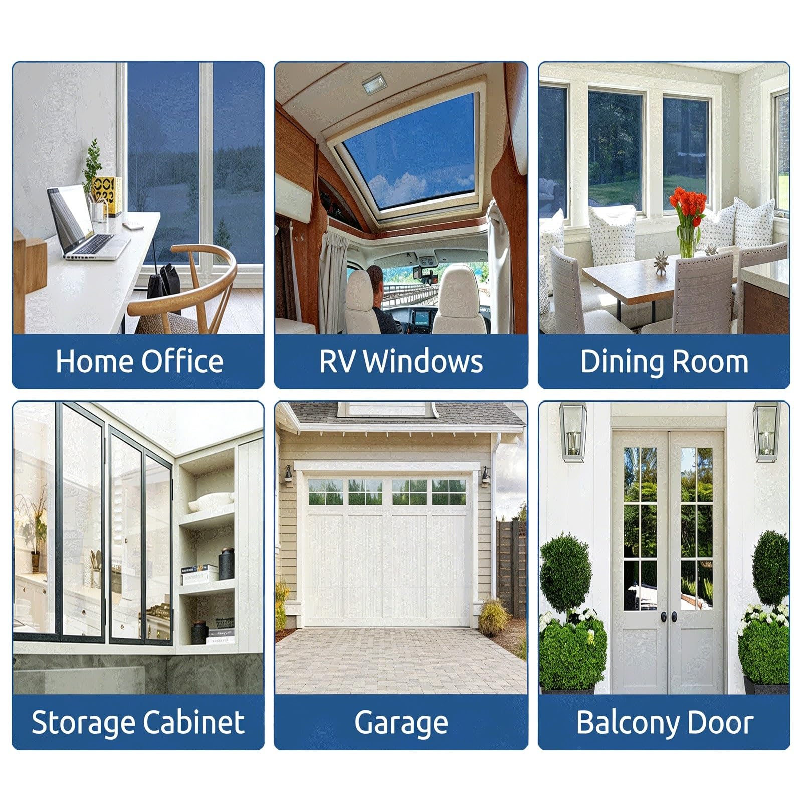 Vinilos para Cristales 100 x 300 cm Lámina Privacidad Ventana Anti UV Control de Calor Anti Sol Ventana Vinilo Adhesivo Cristal Efecto Espejo para Ducha Hogar Tienda Casa, Plata de Doble Cara