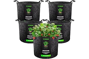 Root Pouch 15 Gallon Grow Bags - Value Pack of 5