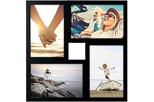 Malden 4-Opening Matted Collage Frame for 4x6 Pictures, Set of 4