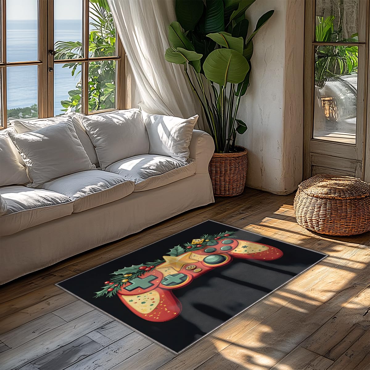 Tapis sur le thème du jeu antidérapant et grand tapis de salon 100x160 lavable en machine