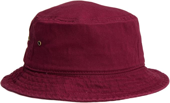 Ragstock Unisex Bucket Hats, Burgundy-S 