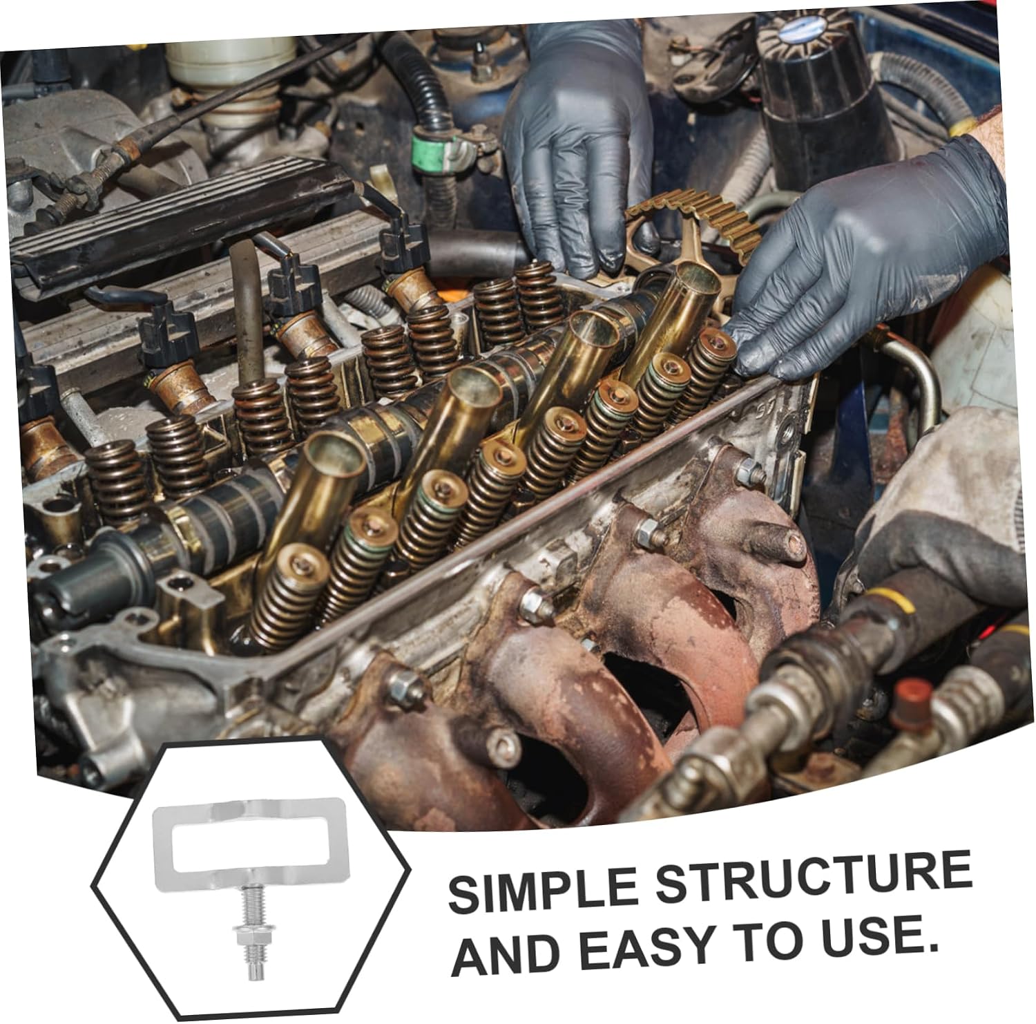 2pcs Automotive Manifold Clamp Muffler Clamp Manifold Screw Repair Kit