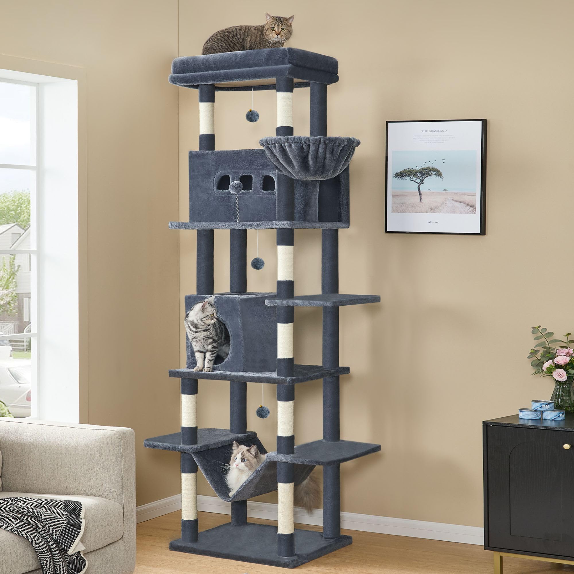 Amazon.com : Hzuaneri Cat Tree, 82.6