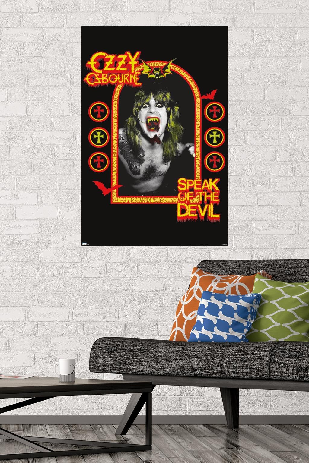 Amazon.com: Ozzy Osbourne - Speak Of The Devil Wall Poster, 34L