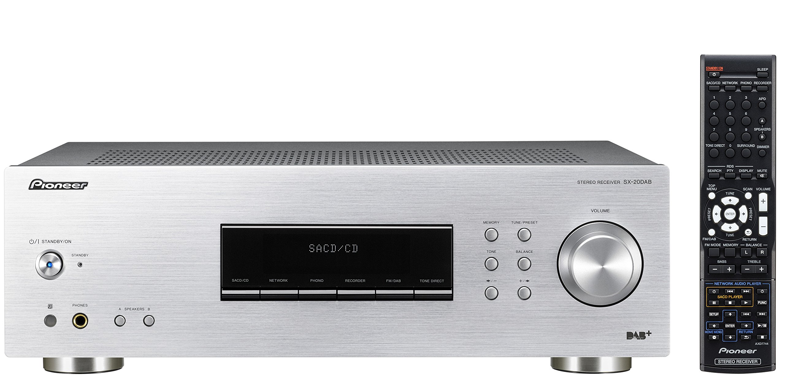 Stereo Receiver (DAB+, AM/FM Tuner 