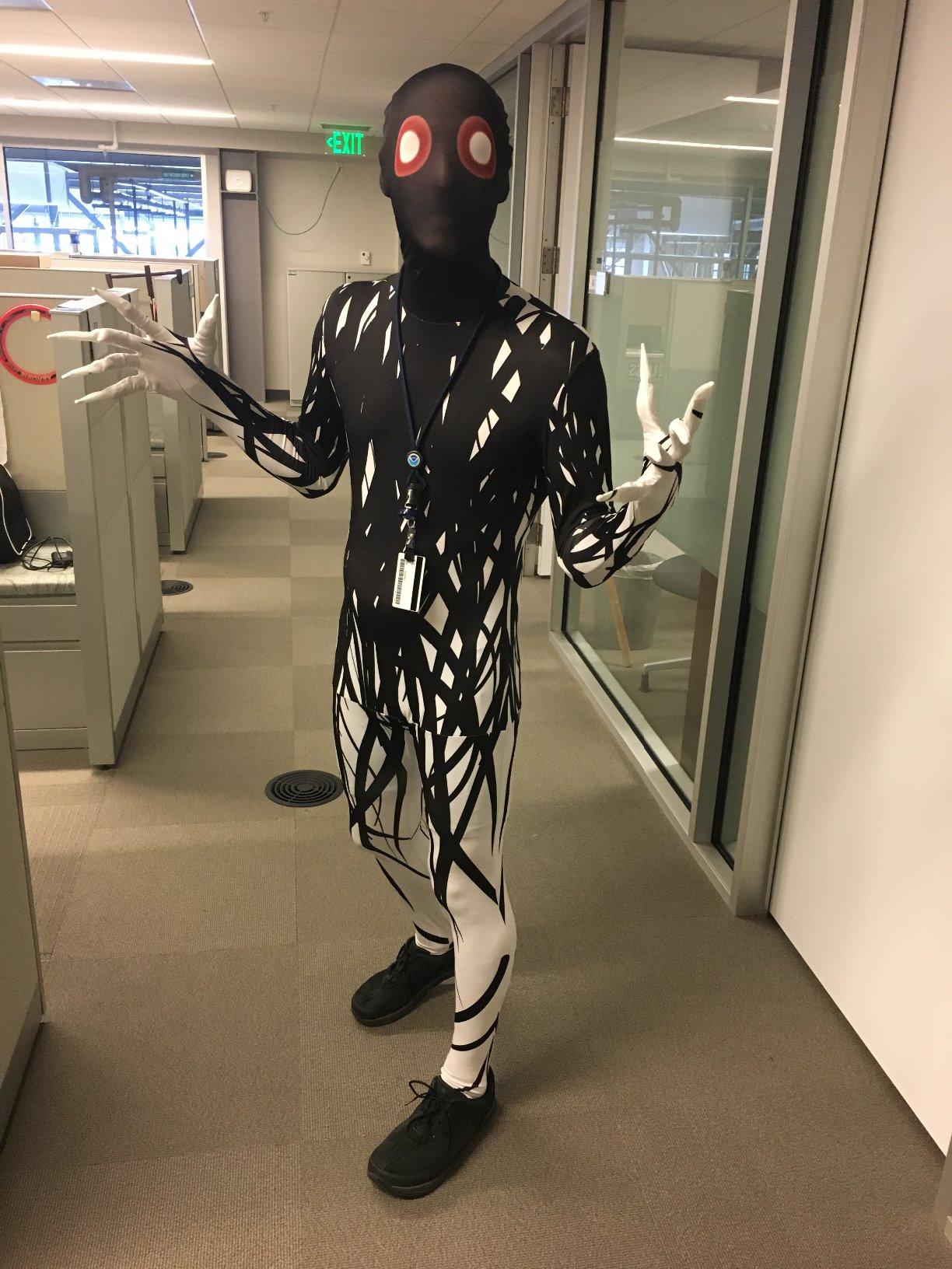 Amazon.com: Morphsuits mens Mens Zalgo Bodysuit Costume : Clothing ...