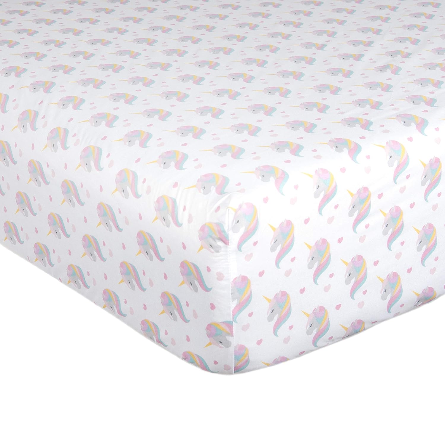 Kids Rule 3Piece Unicorn Sheet Set 1 Twin Flat Sheet, 1