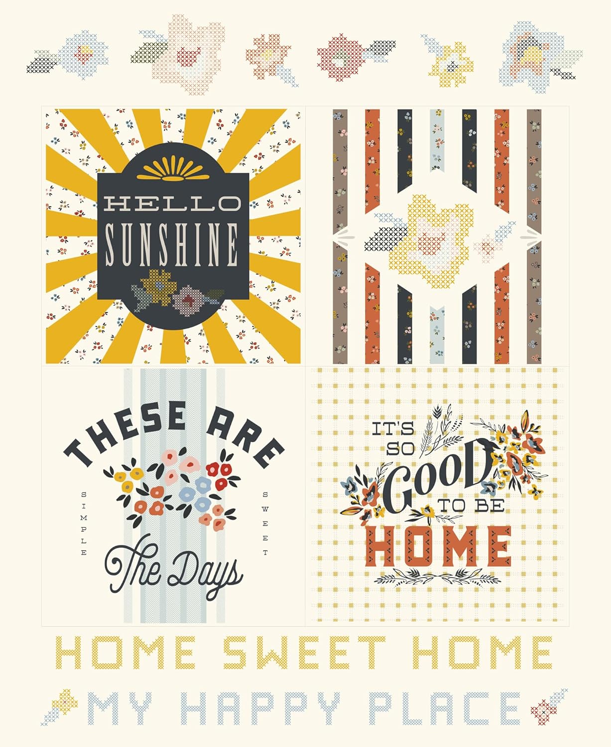 Dawn On The Prairie AB Bundle by Fancy That Design House., 37 18-inch by 22-inch Precut Fabric Fat Quarters and one 36-inch by 44-inch Panel