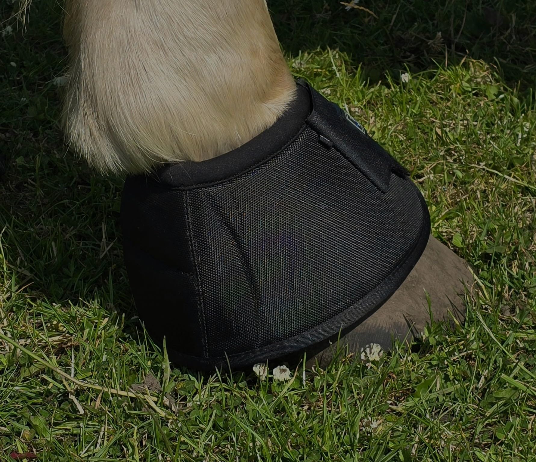 Tysons Breeches Hufglocken Spring Glocken Kaltblut Perscheron Noriker XL XXL XXXL Schwarz Braun Drehschutz ergonomisch 1600 Poly Neopren Übergröße (Schwarz, XX Full)