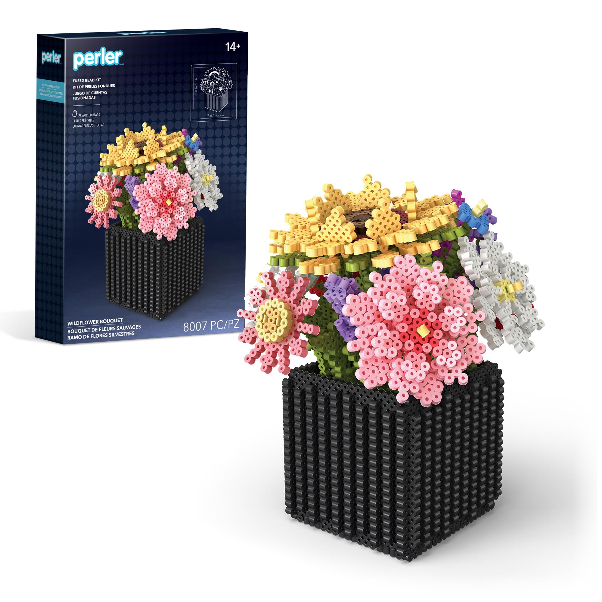 Amazon.com: Perler 80-57239 Wildflower Bouquet 3D Fused Bead