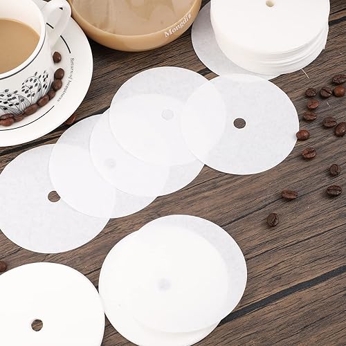 Miniatura 3 de 200 filtros de café percolador filtro de café desechable blanco de 375 pulgadas filtros de café para percoladores camping cafetería hogar oficina