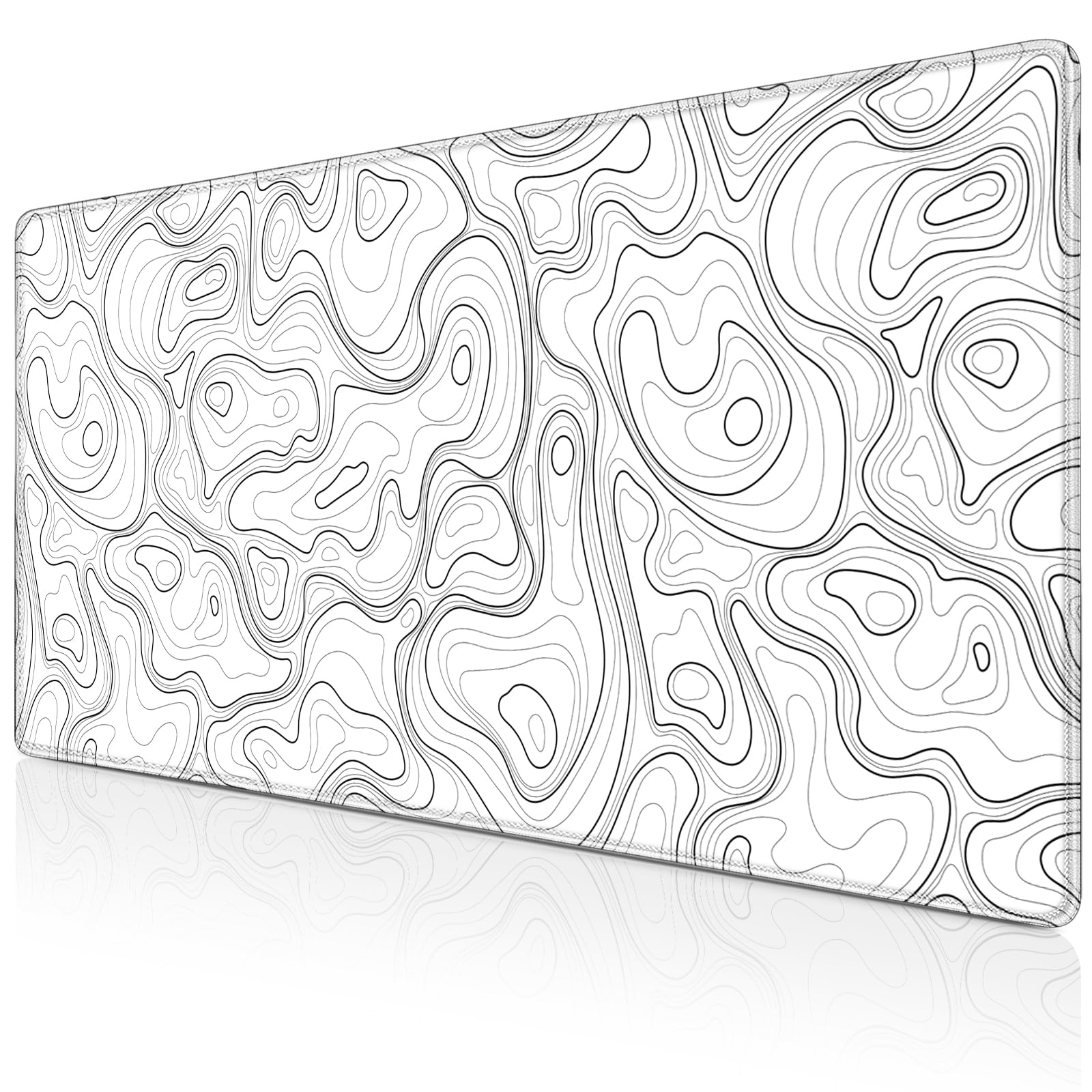 Gaming Mouse Mat, Large Mouse Pad 900x400mm XXL Desk Mat with Stitched Edges,Non-Slip Rubber,Waterproof&Durable Mousepad/Improved Precision and Speed