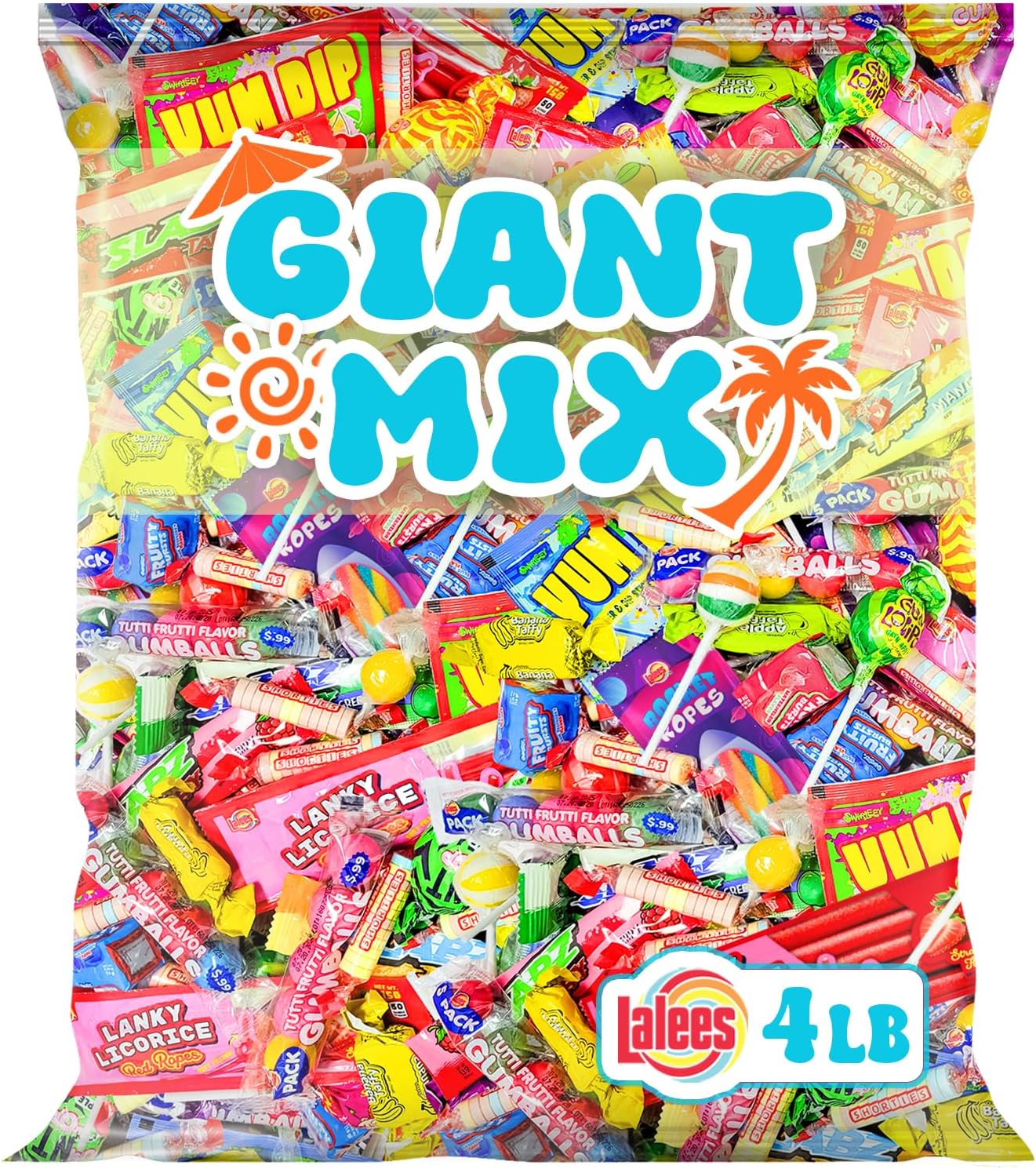 Halloween Candy Variety Pack - Trick or Treat Candies - 4 Pounds - Pinata Stuffers - Bulk Candy - Halloween Parade Candies - Assorted Individually Wrapped Candy - Party Mix Assortment