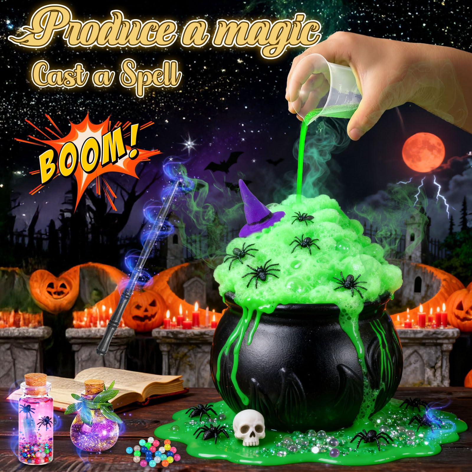 Magiczne mikstury dla dzieci, miks 20+ wróżek, magiczne eksperymenty