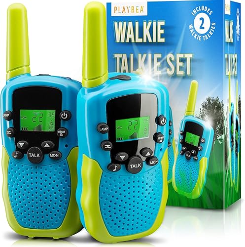 Walkie Talkies para niños 22 canales 3 millas de alcance para niños Walkie Talkie para niños juguetes para niñas  Juguetes para niños  Juguetes para