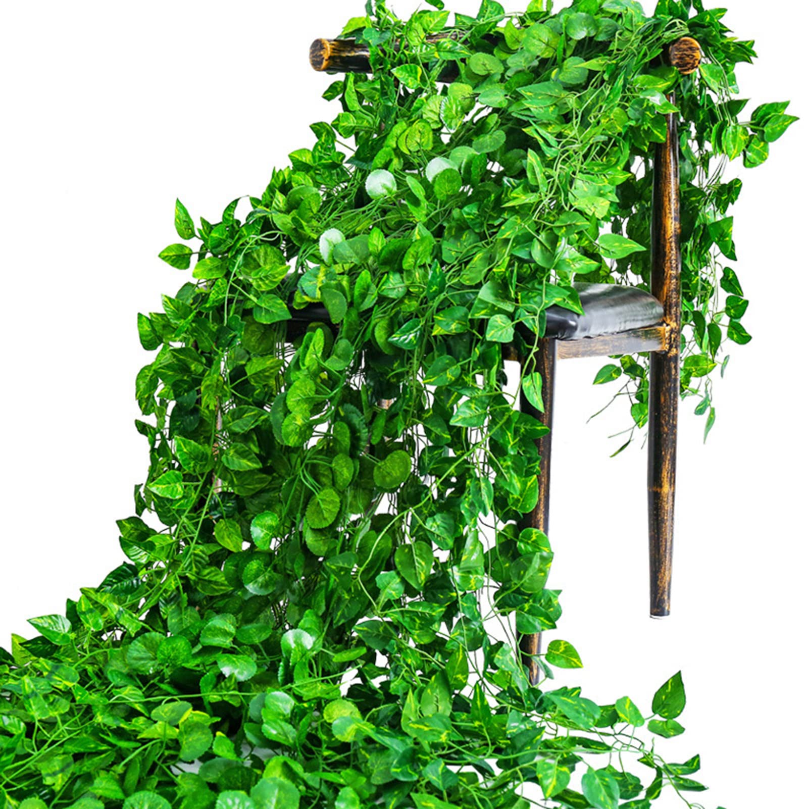 Plantas Hiedra Artificial Enredaderas Artificiales 36 Pack, Hiedra Artificial Decoracion, Hojas Artificiales Pared, Colgantes DecoracióN Hojas Follaje Falsas Interior Exterior