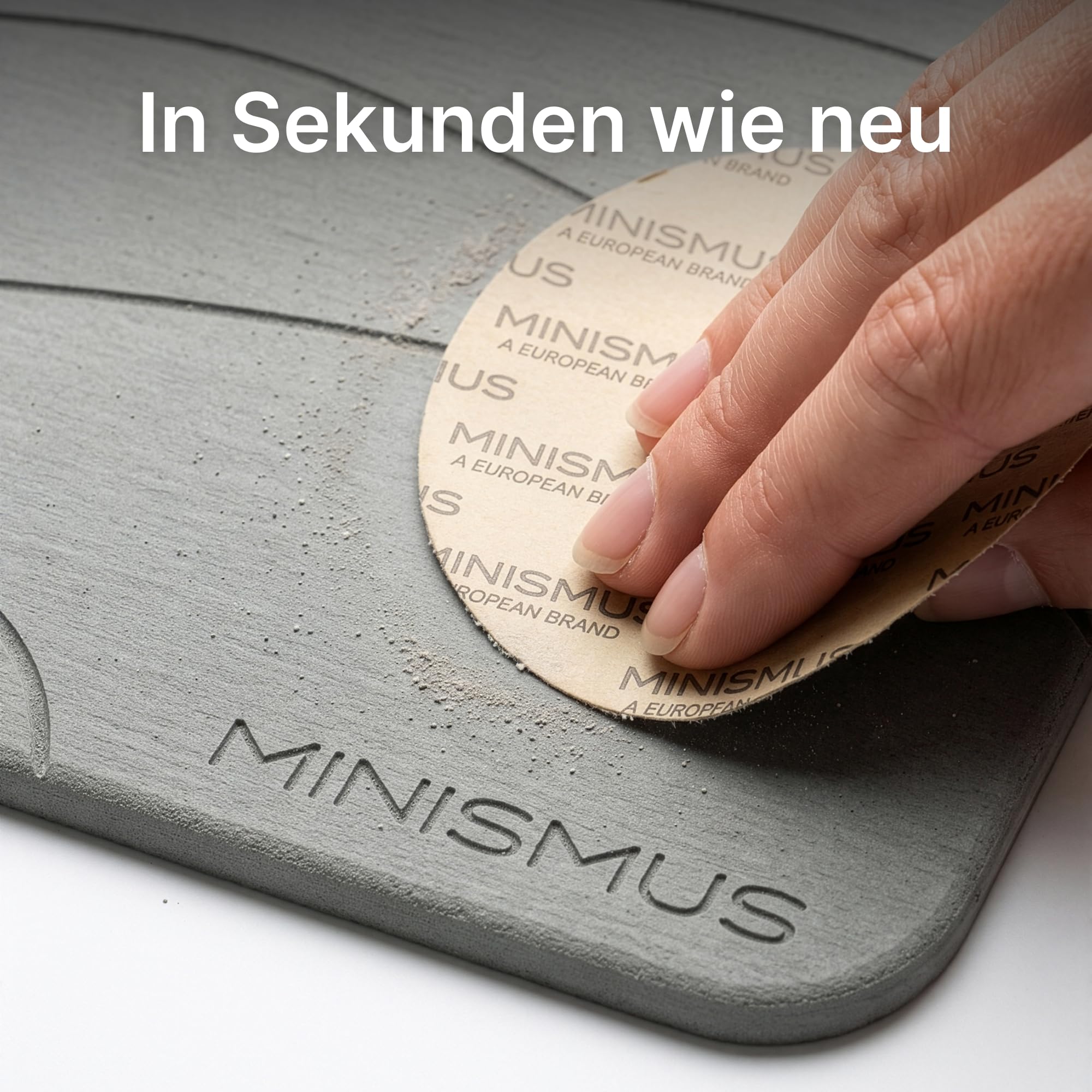 Minismus Badematte Stein 60x40cm - Diatomite Stone Bath Mat - Steinmatte Badezimmer - Stein Kieselgur - Duschvorleger Schnelltrocknend - Duschmatte