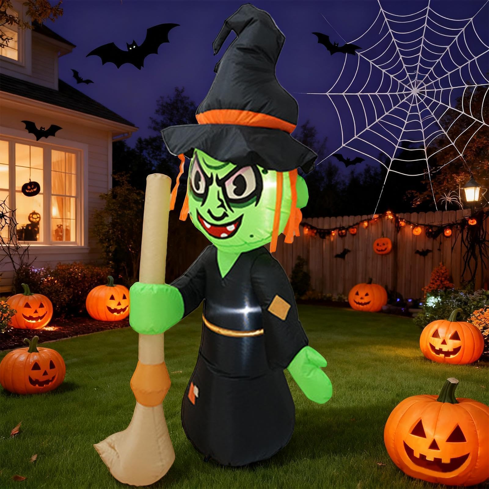 Inflables De Halloween Exterior con Luces LED Integradas