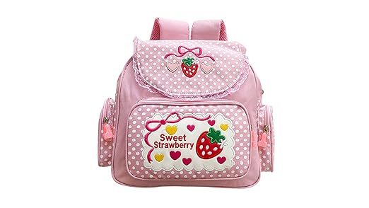 Amazon.com | Lovemore Kawaii Embroidery Strawberry Backpack for